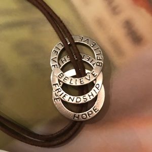 Silpada Pendant Set: Hope, Friendship, Believe